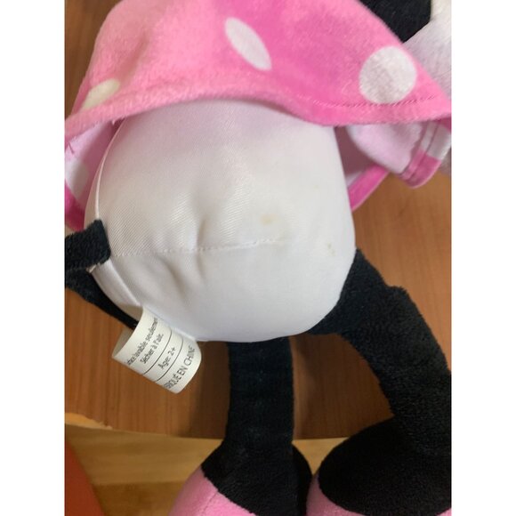 Disney Bundle Minnie Mouse 14" & 20" Plush Stuffed Animals Girls Beanie Toy - Picture 4 of 13